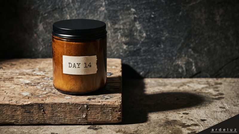 14 Days: Why Every Candle We Make Cures for Two Weeks